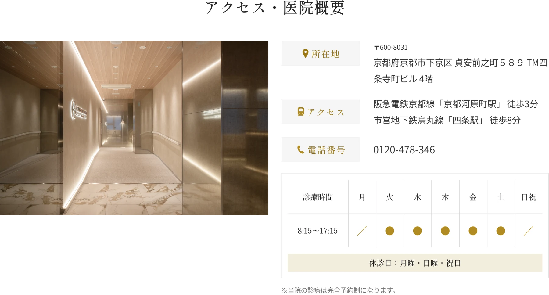 アクセス・医院概要
