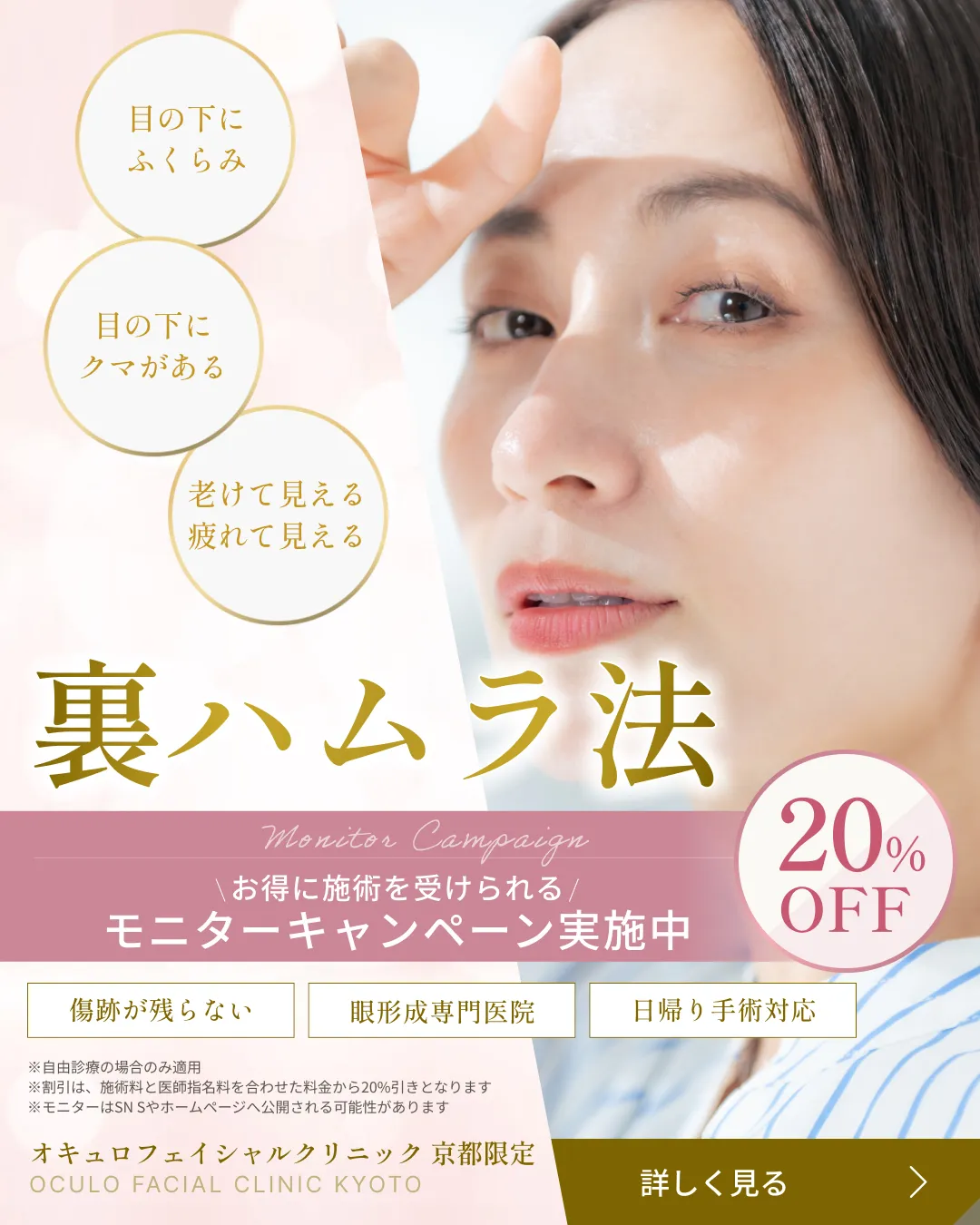 裏ハムラ法 症例